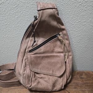 Genuine Leather Sling Bag